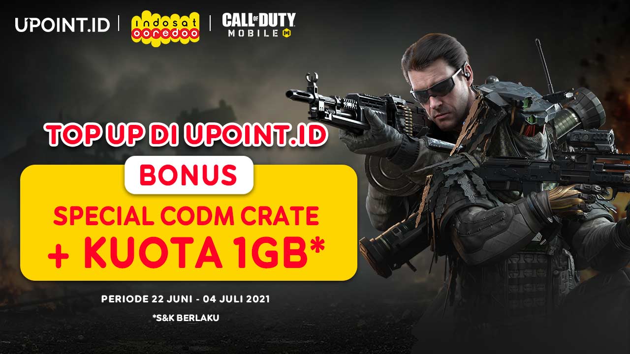 Bonus Spesial CODM Crate dan Kuota 1 GB Hanya Pakai Indosat di Upoint -  UPOINT.ID